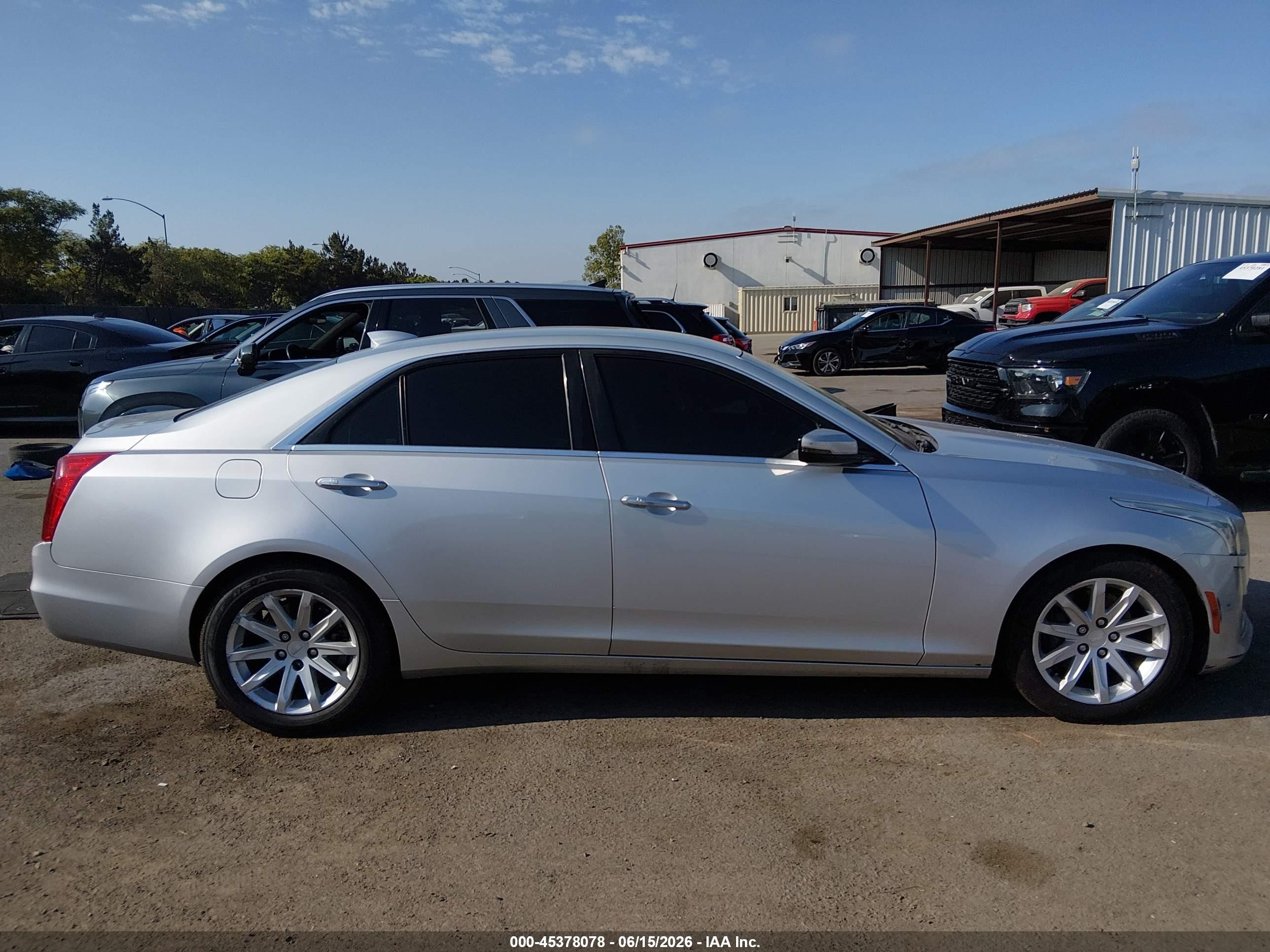 2015 Cadillac Cts Standard Серебряный vin: 1G6AP5SX0F0104751