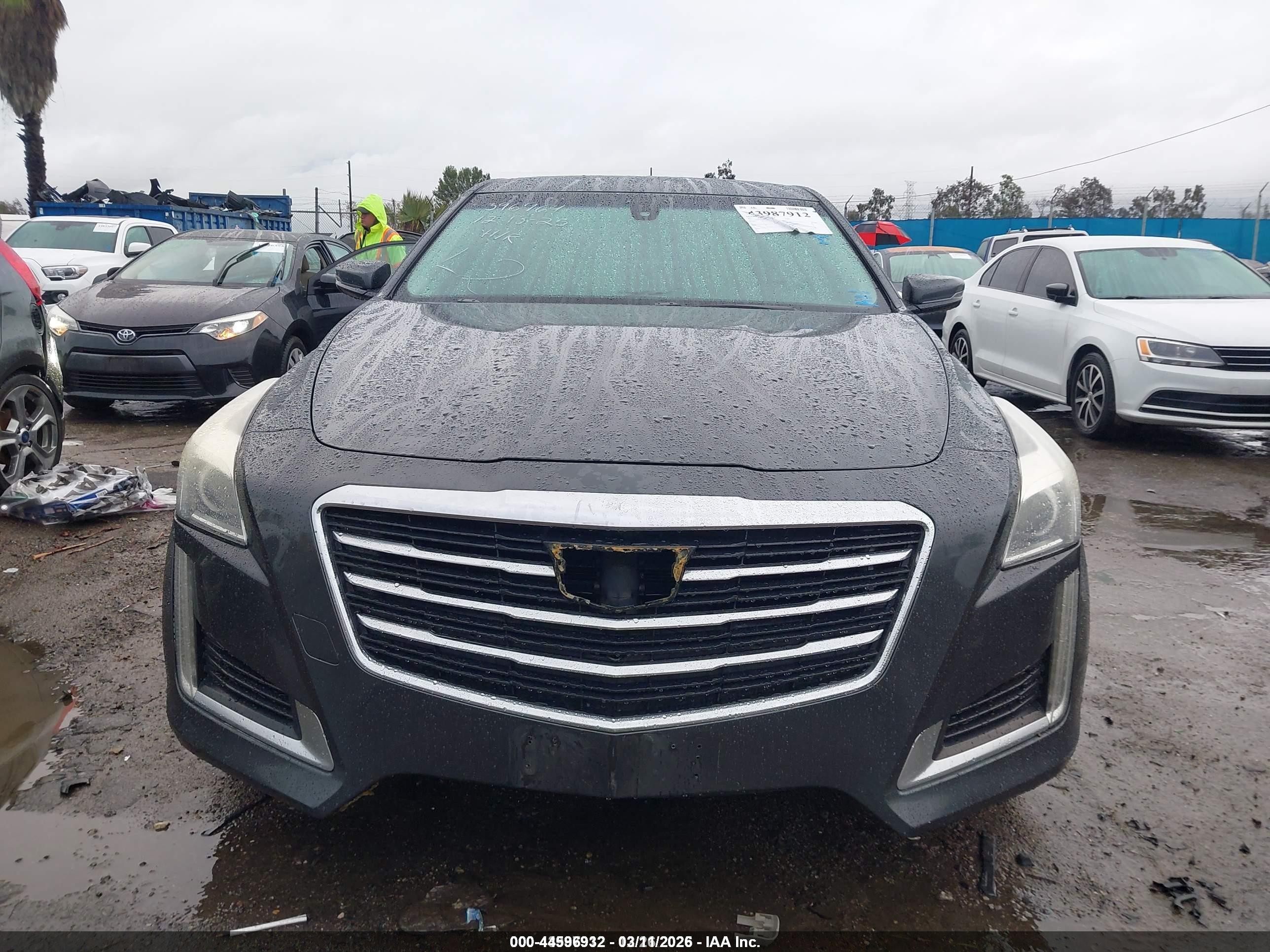 2015 Cadillac Cts Standard Gray vin: 1G6AP5SX0F0107925