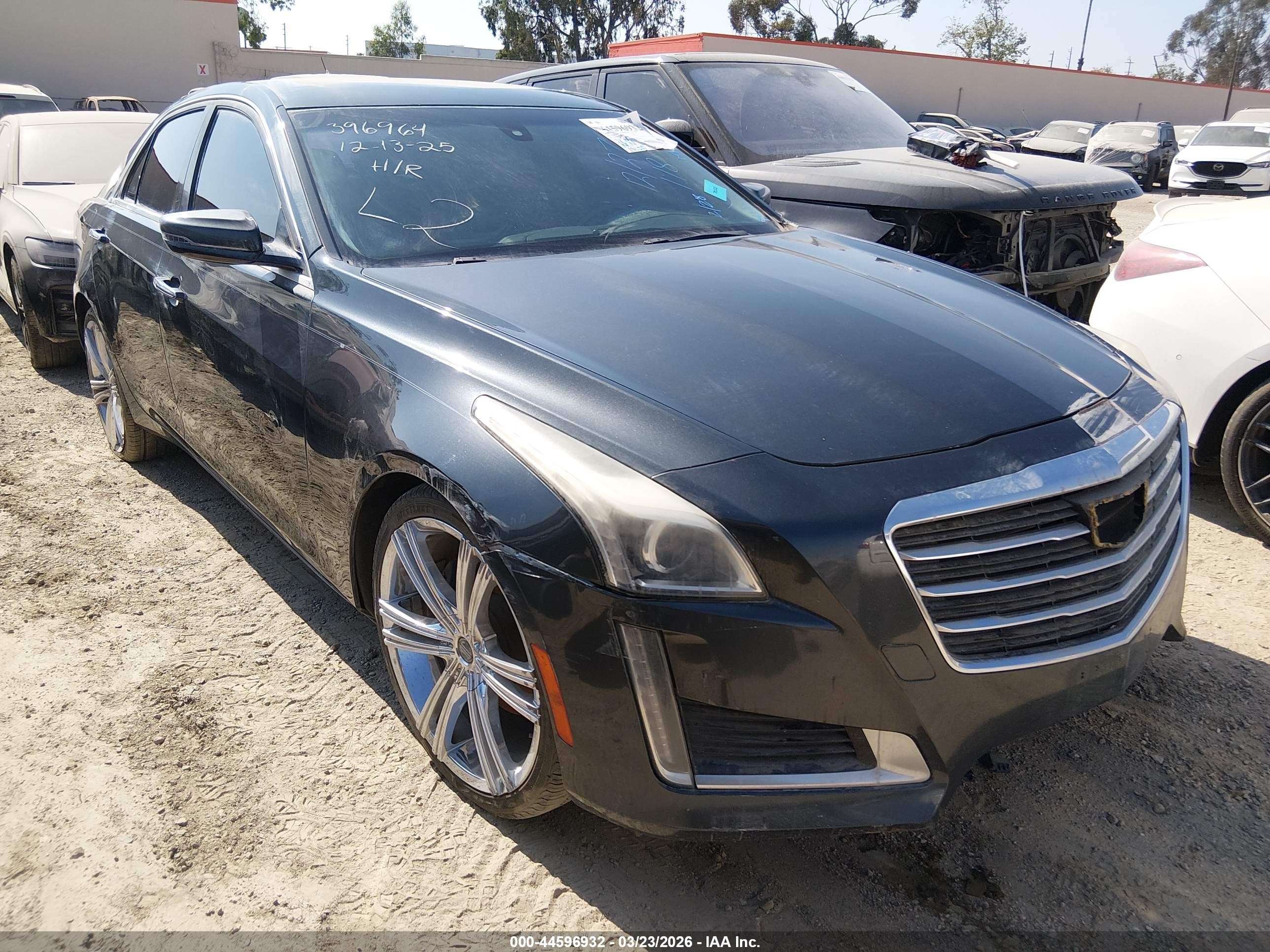 2015 Cadillac Cts Standard Серый vin: 1G6AP5SX0F0107925