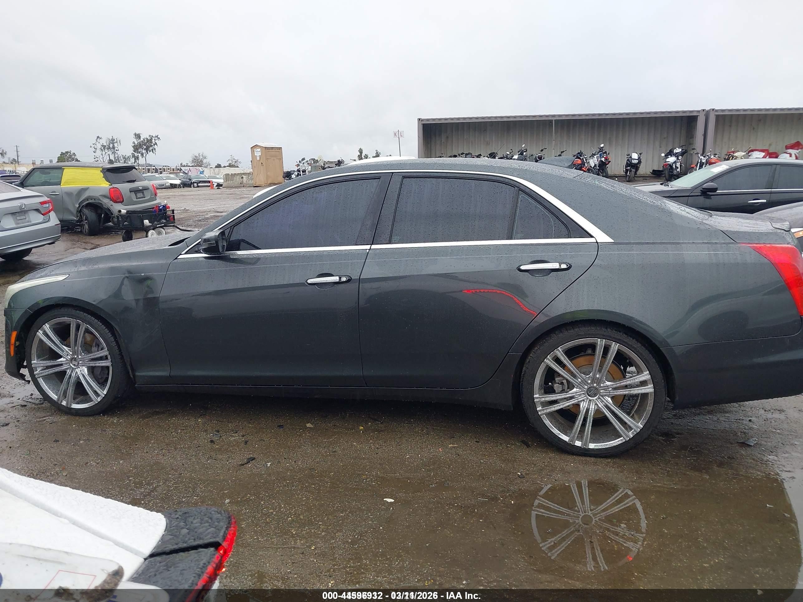 2015 Cadillac Cts Standard Gray vin: 1G6AP5SX0F0107925