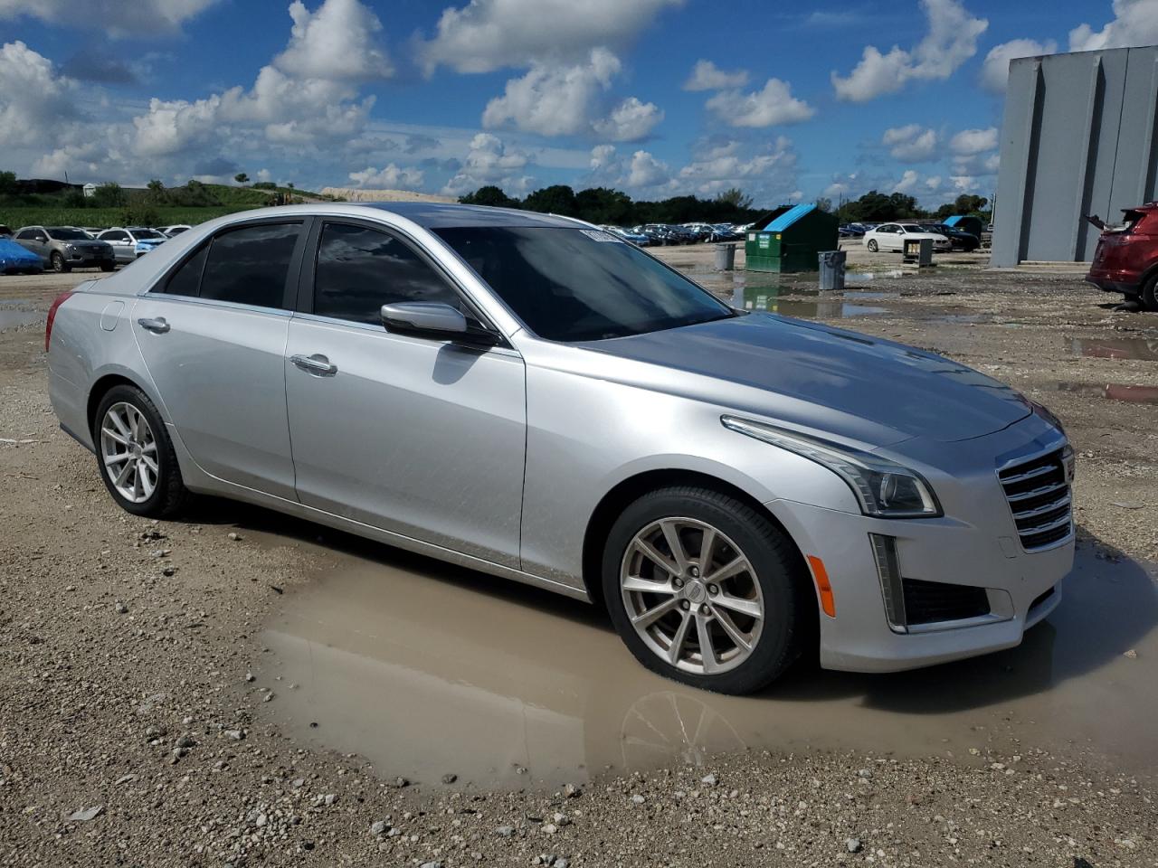 2018 Cadillac Cts Silver vin: 1G6AP5SX0J0179605