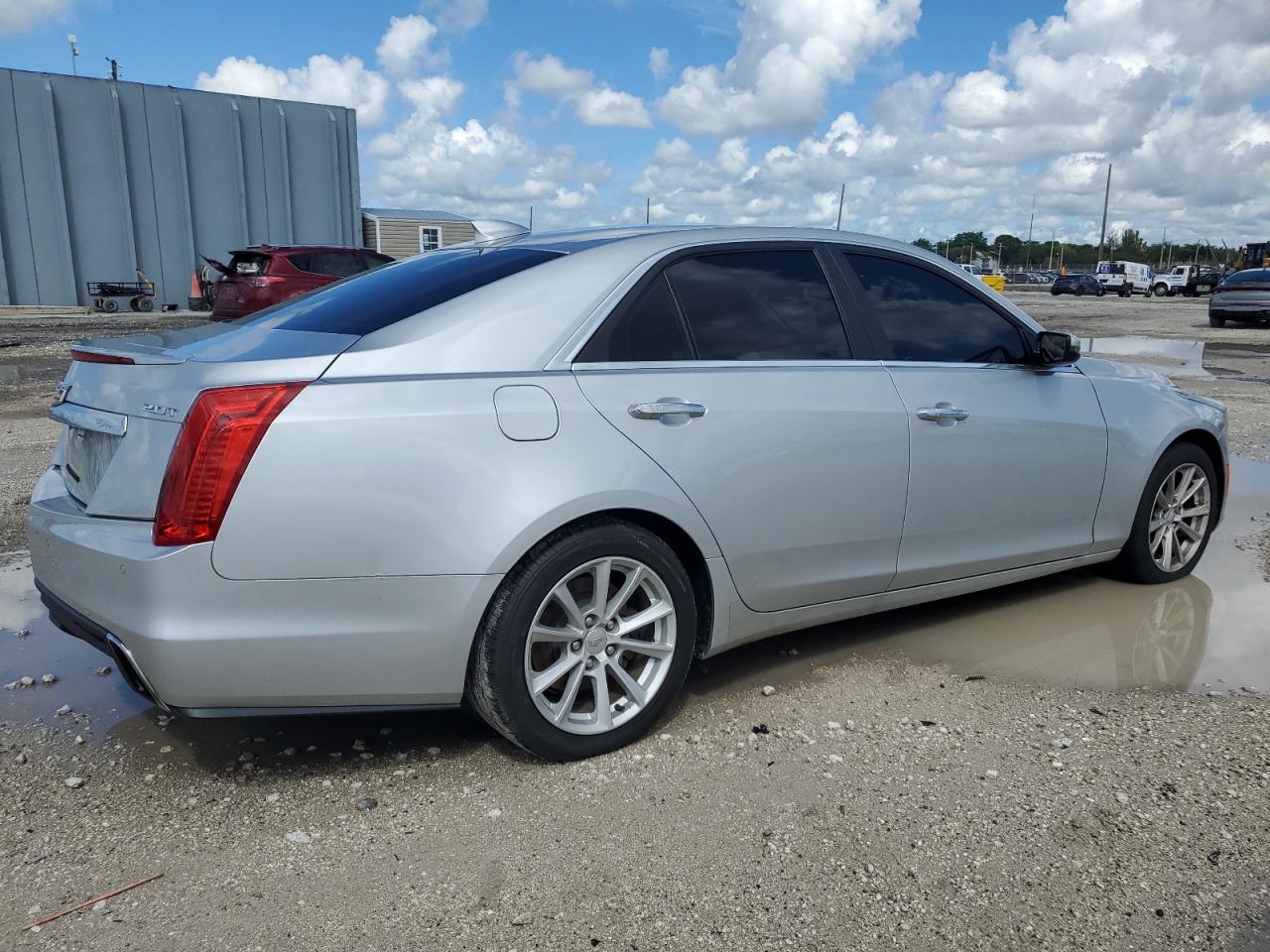 2018 Cadillac Cts Silver vin: 1G6AP5SX0J0179605