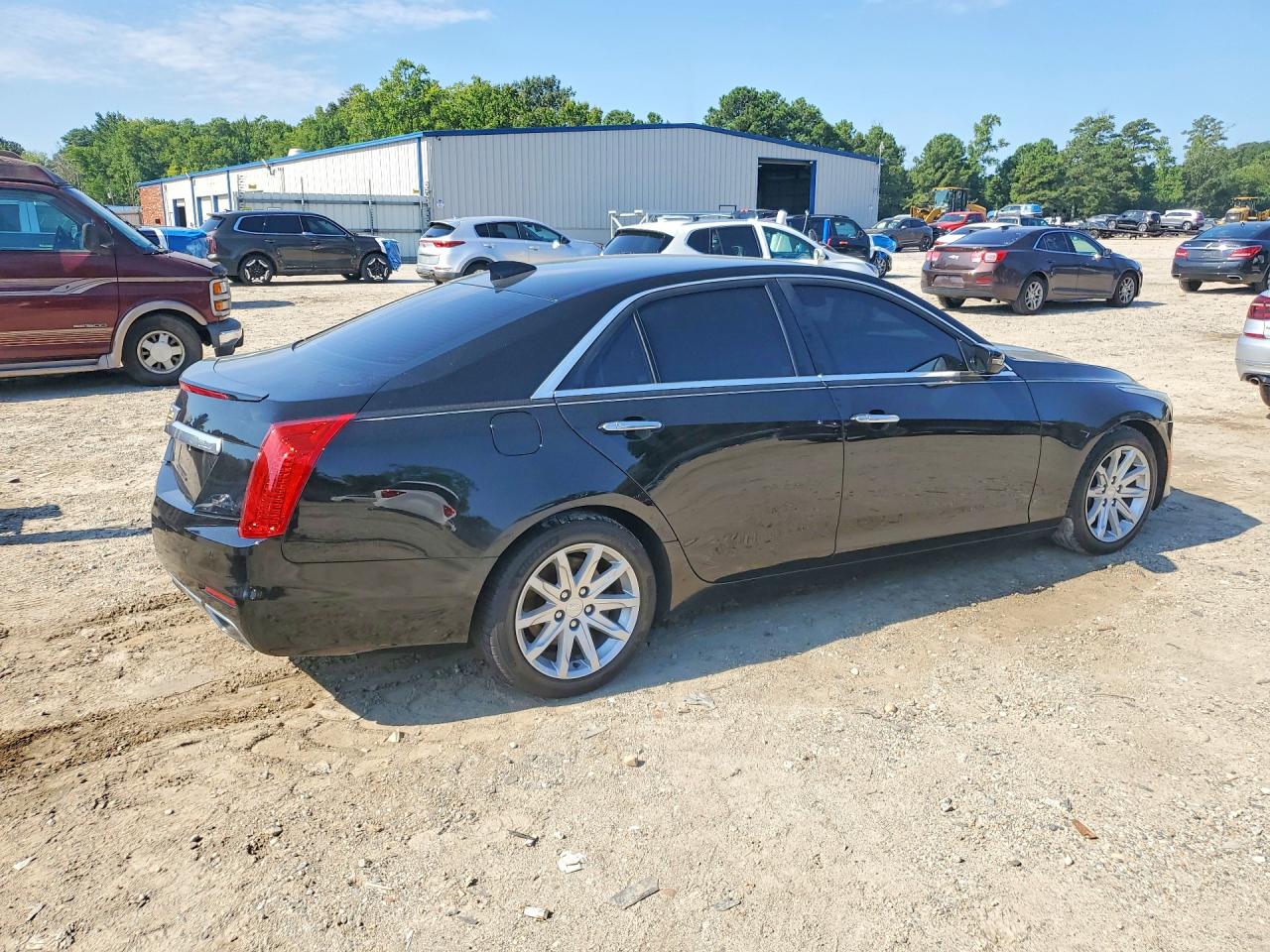 2015 Cadillac Cts Black vin: 1G6AP5SX1F0128654