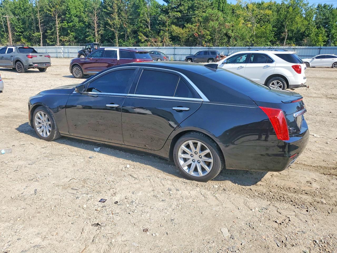 2015 Cadillac Cts Black vin: 1G6AP5SX1F0128654