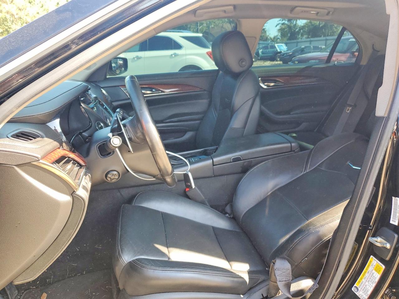 2015 Cadillac Cts Black vin: 1G6AP5SX1F0128654