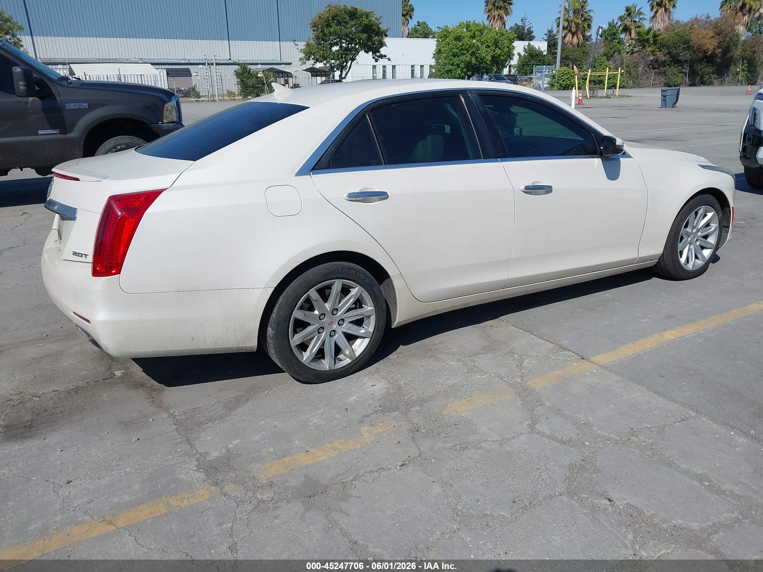 2014 Cadillac Cts Standard White vin: 1G6AP5SX2E0188215