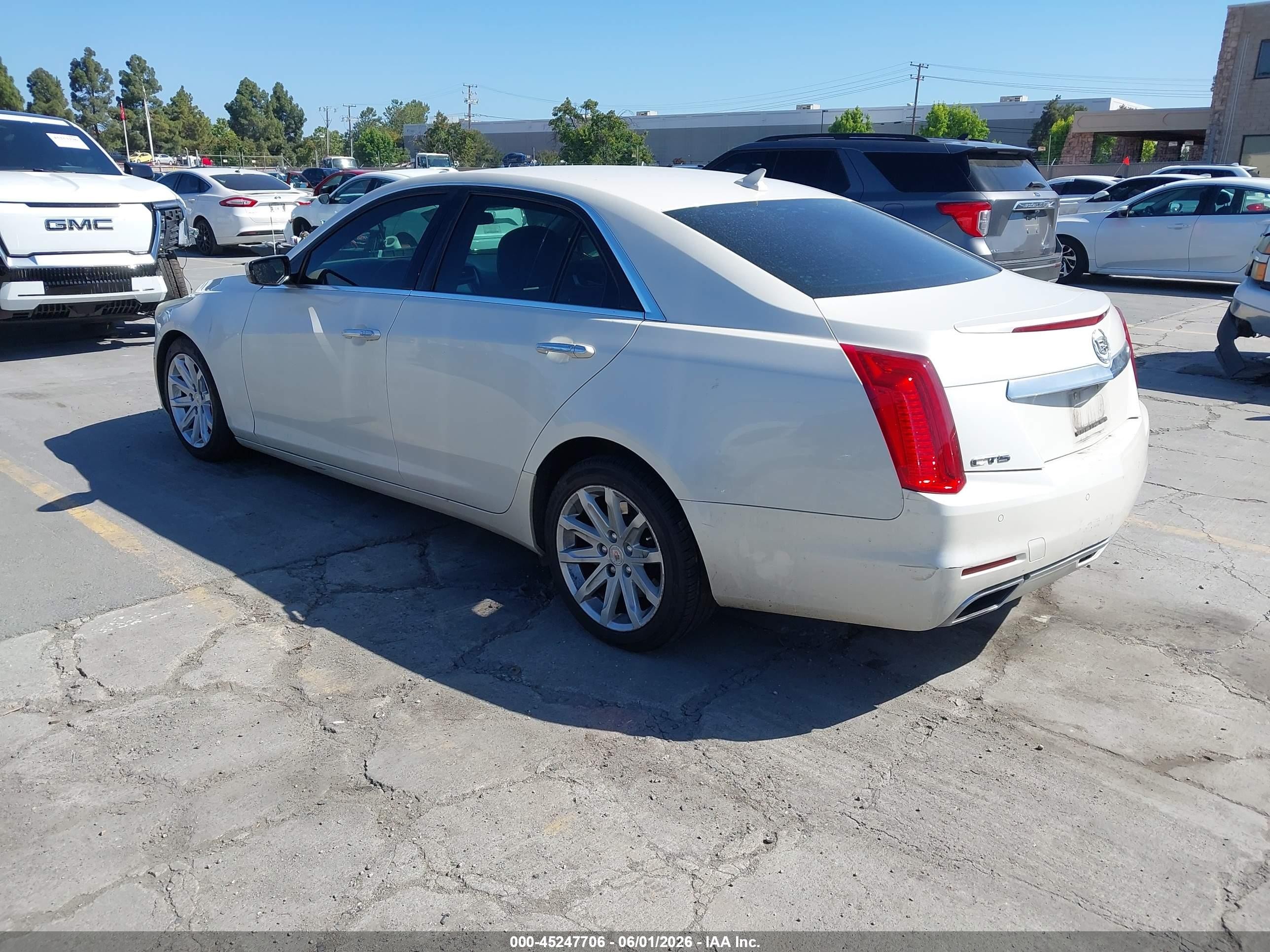 2014 Cadillac Cts Standard White vin: 1G6AP5SX2E0188215