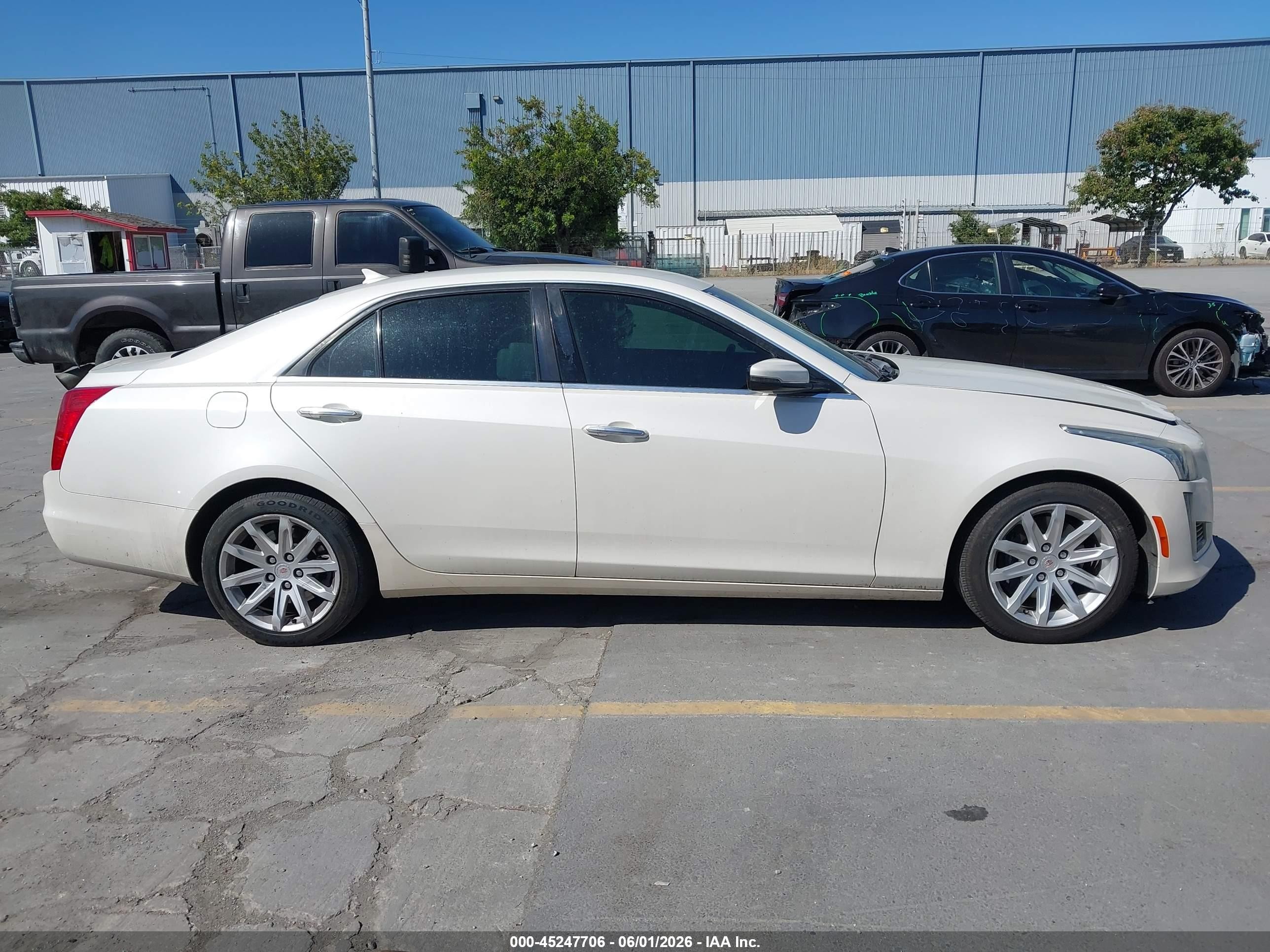 2014 Cadillac Cts Standard White vin: 1G6AP5SX2E0188215