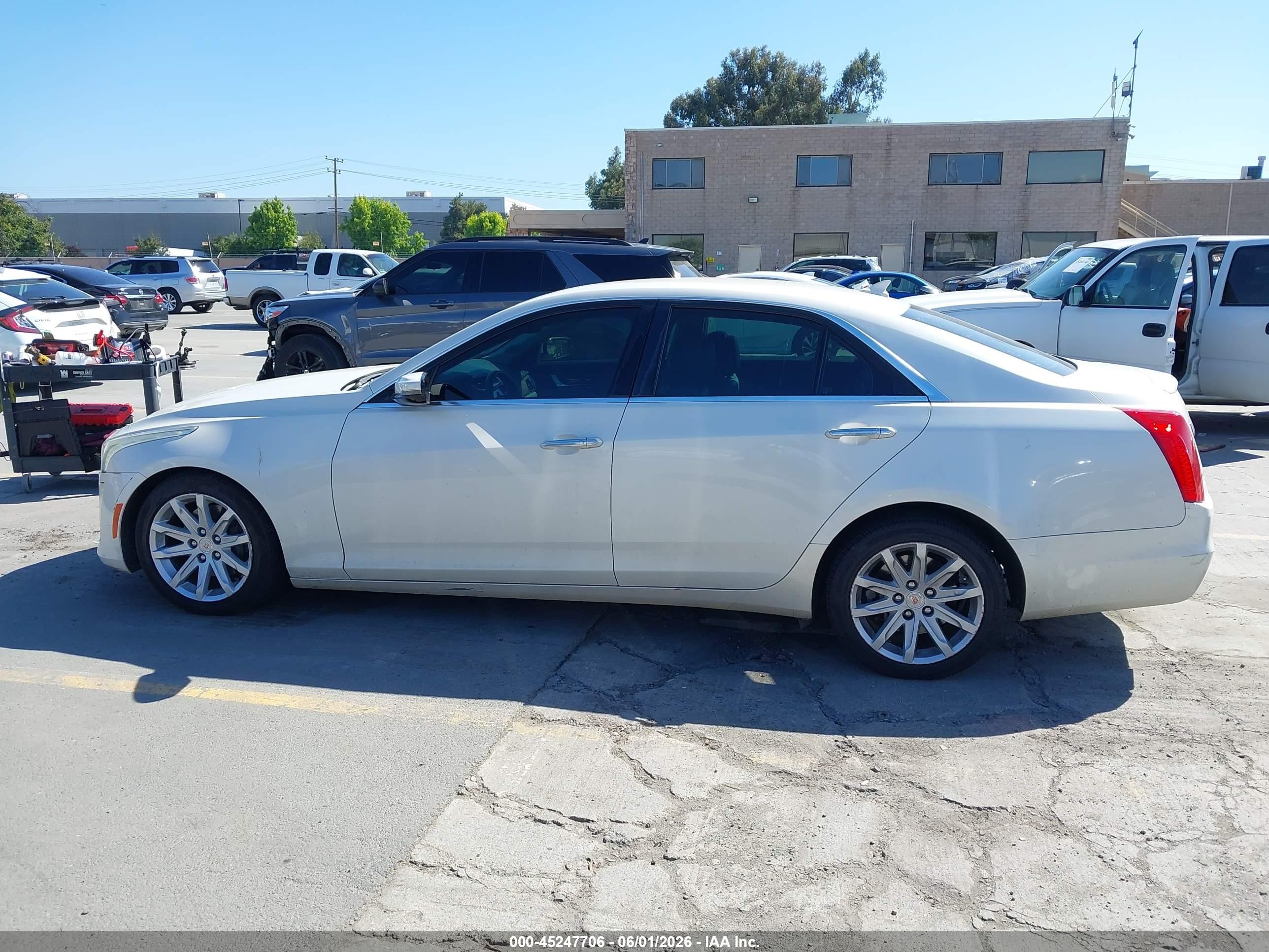 2014 Cadillac Cts Standard White vin: 1G6AP5SX2E0188215