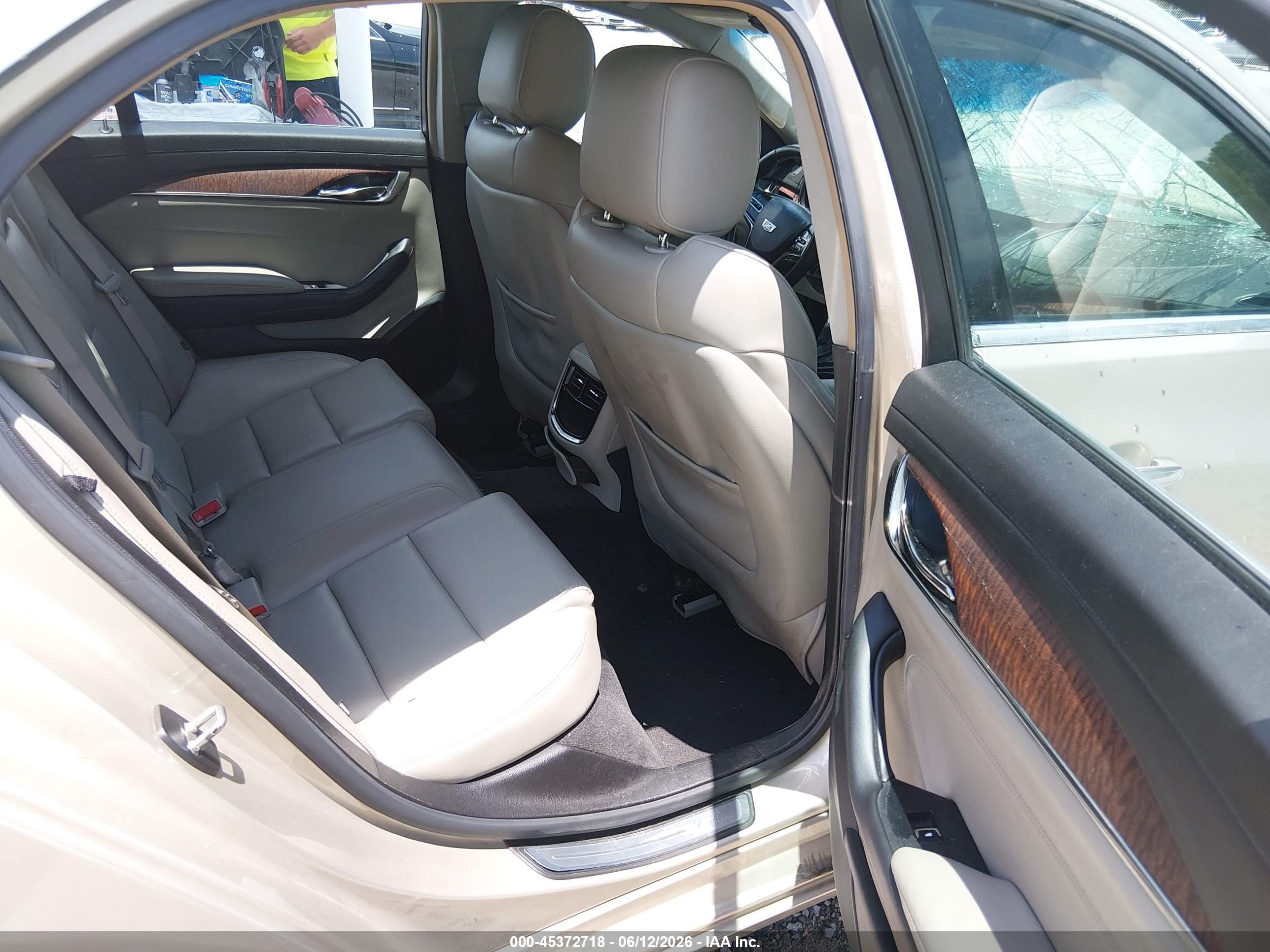 2015 Cadillac Cts Standard Beige vin: 1G6AP5SX2F0128095