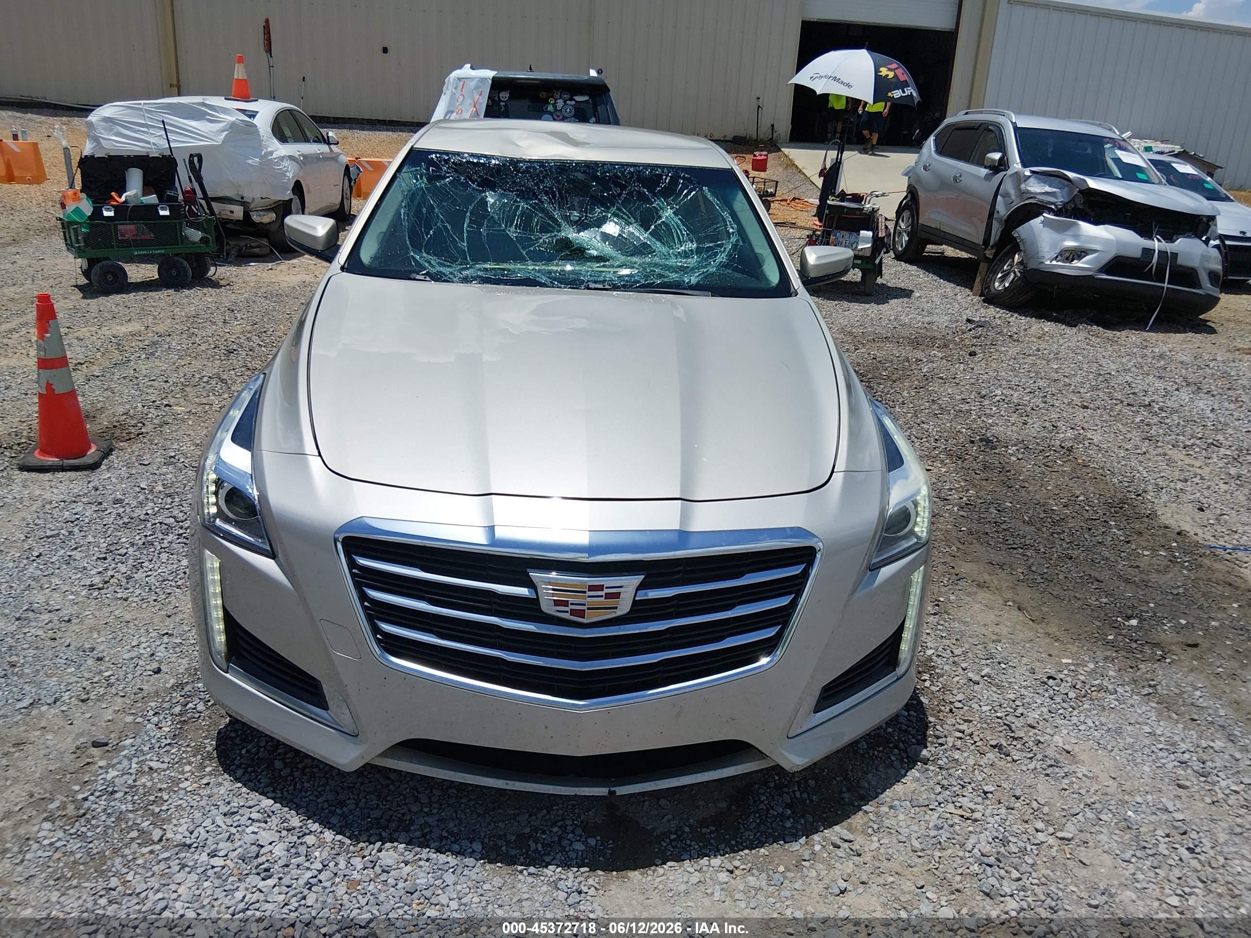 2015 Cadillac Cts Standard Beige vin: 1G6AP5SX2F0128095