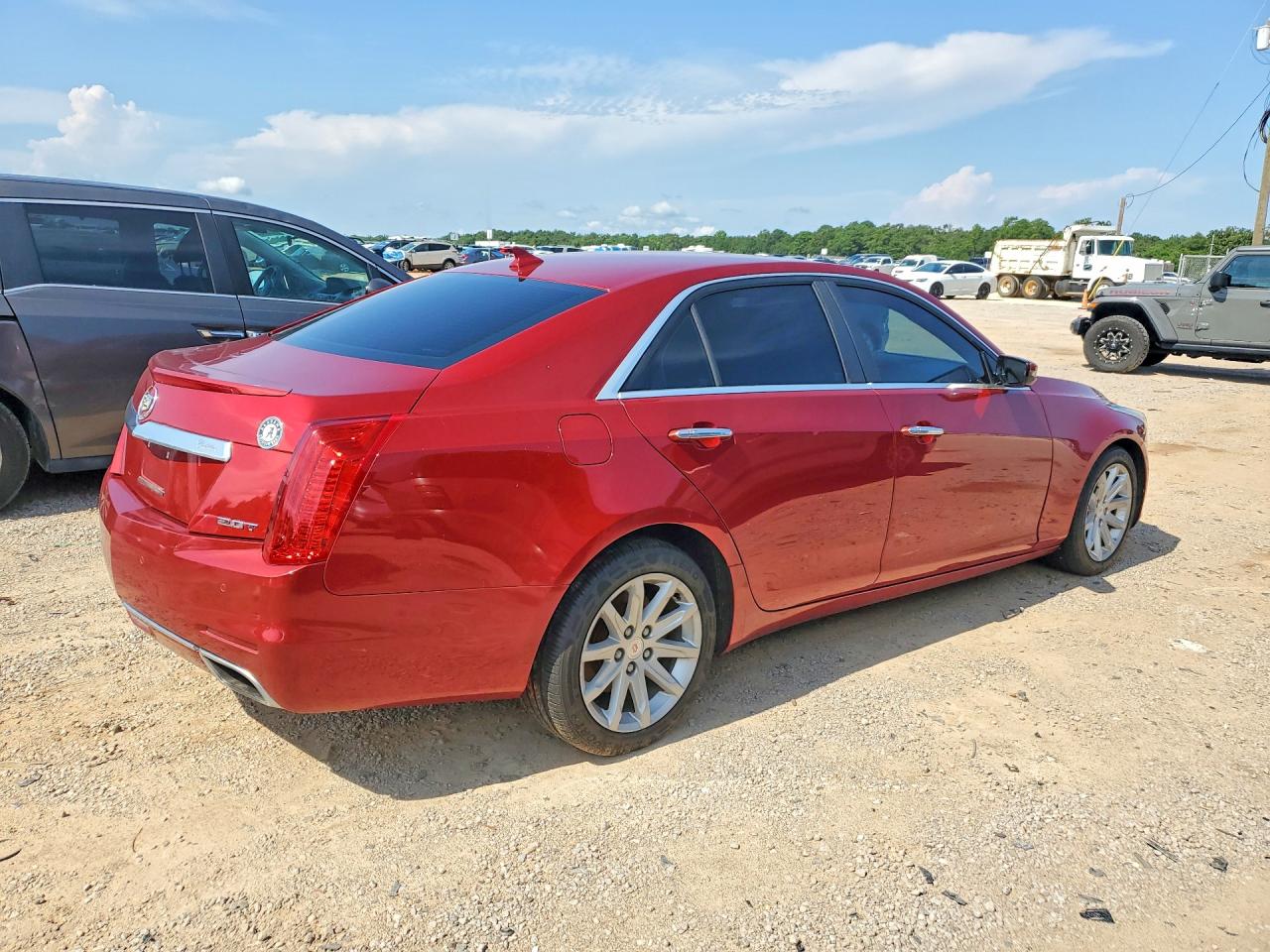 2014 Cadillac Cts Красный vin: 1G6AP5SX3E0177384
