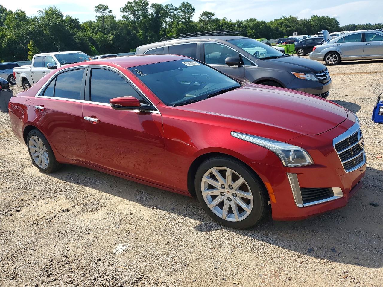 2014 Cadillac Cts Красный vin: 1G6AP5SX3E0177384