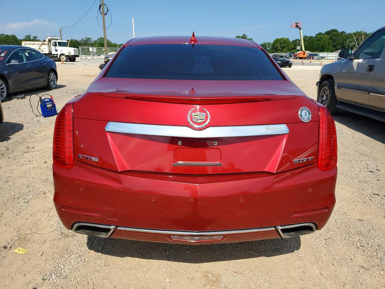 2014 Cadillac Cts Красный vin: 1G6AP5SX3E0177384