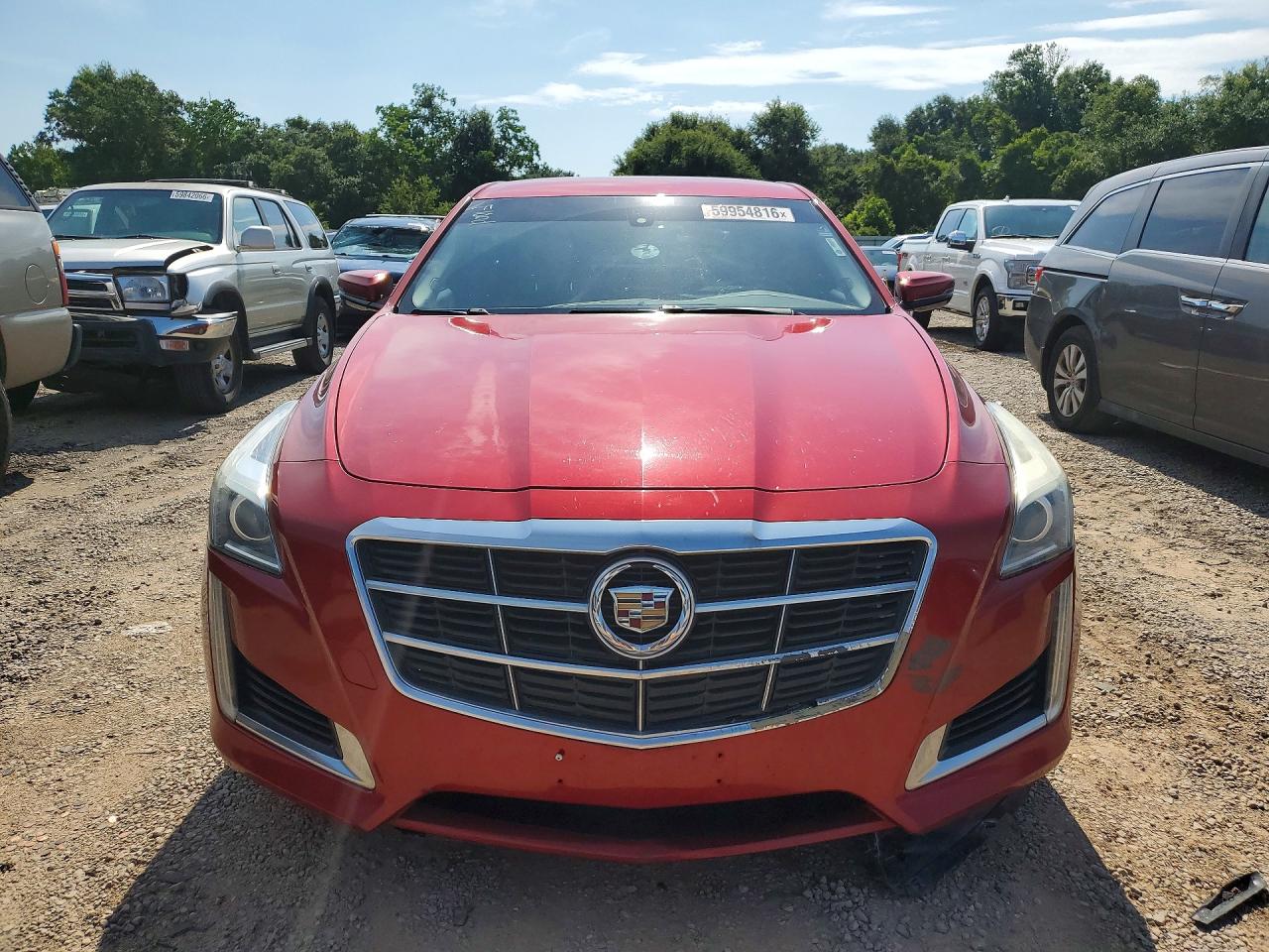 2014 Cadillac Cts Красный vin: 1G6AP5SX3E0177384