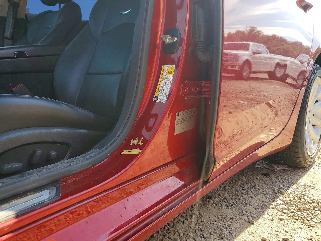 2014 Cadillac Cts Красный vin: 1G6AP5SX3E0177384