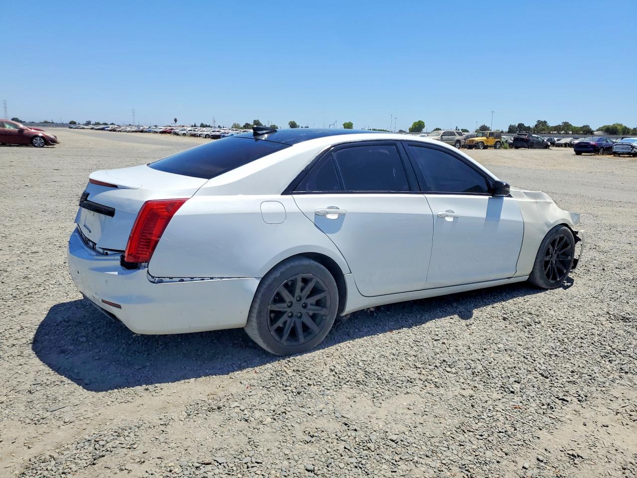 2015 Cadillac Cts White vin: 1G6AP5SX3F0112438