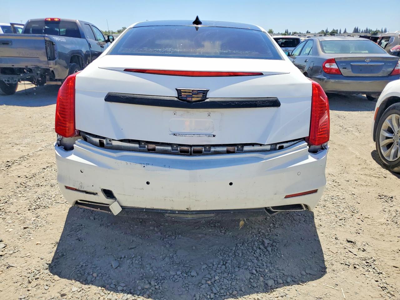 2015 Cadillac Cts White vin: 1G6AP5SX3F0112438