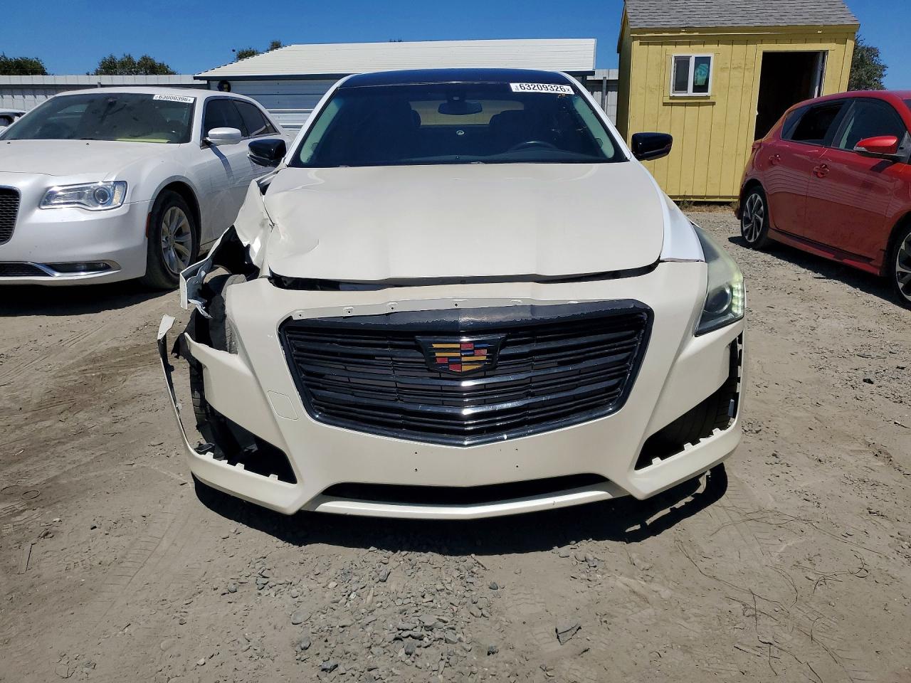 2015 Cadillac Cts White vin: 1G6AP5SX3F0112438