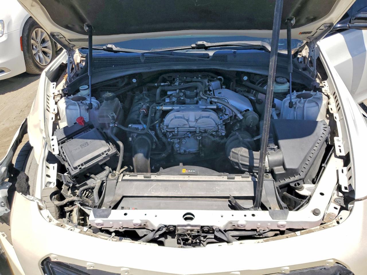 2015 Cadillac Cts White vin: 1G6AP5SX3F0112438