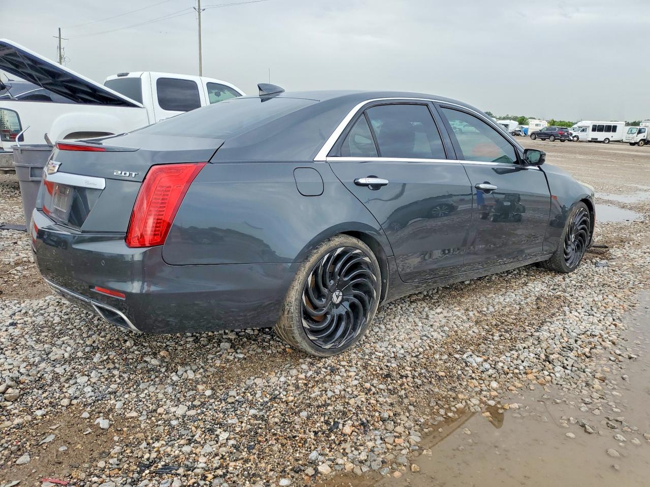 2016 Cadillac Cts Charcoal vin: 1G6AP5SX3G0108973