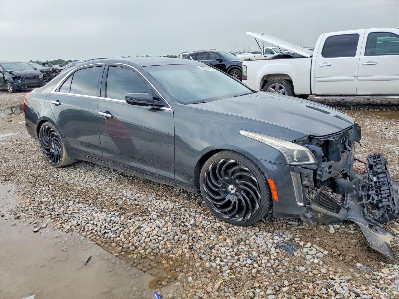 2016 Cadillac Cts Charcoal vin: 1G6AP5SX3G0108973