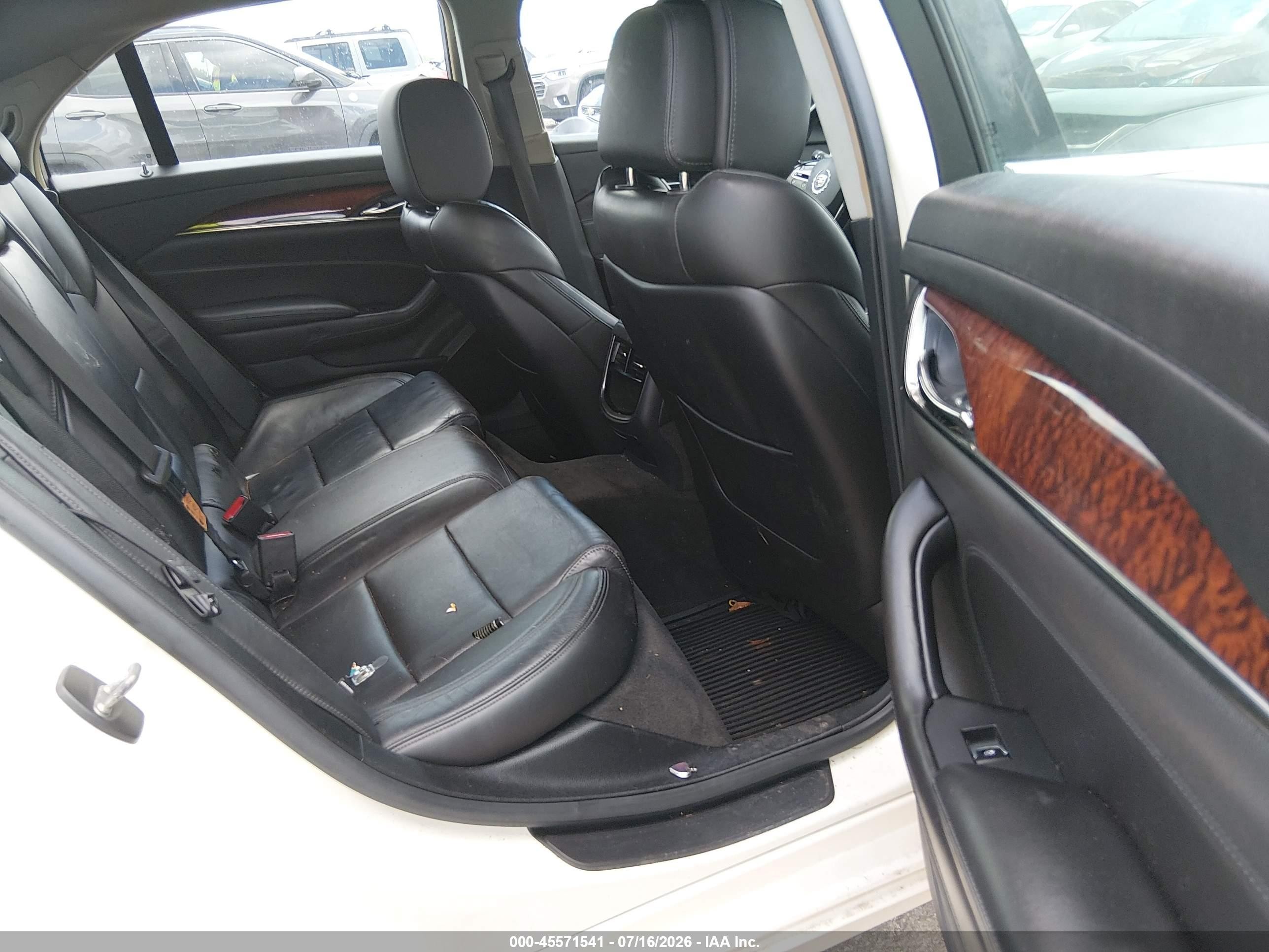 2014 Cadillac Cts Standard White vin: 1G6AP5SX4E0174042