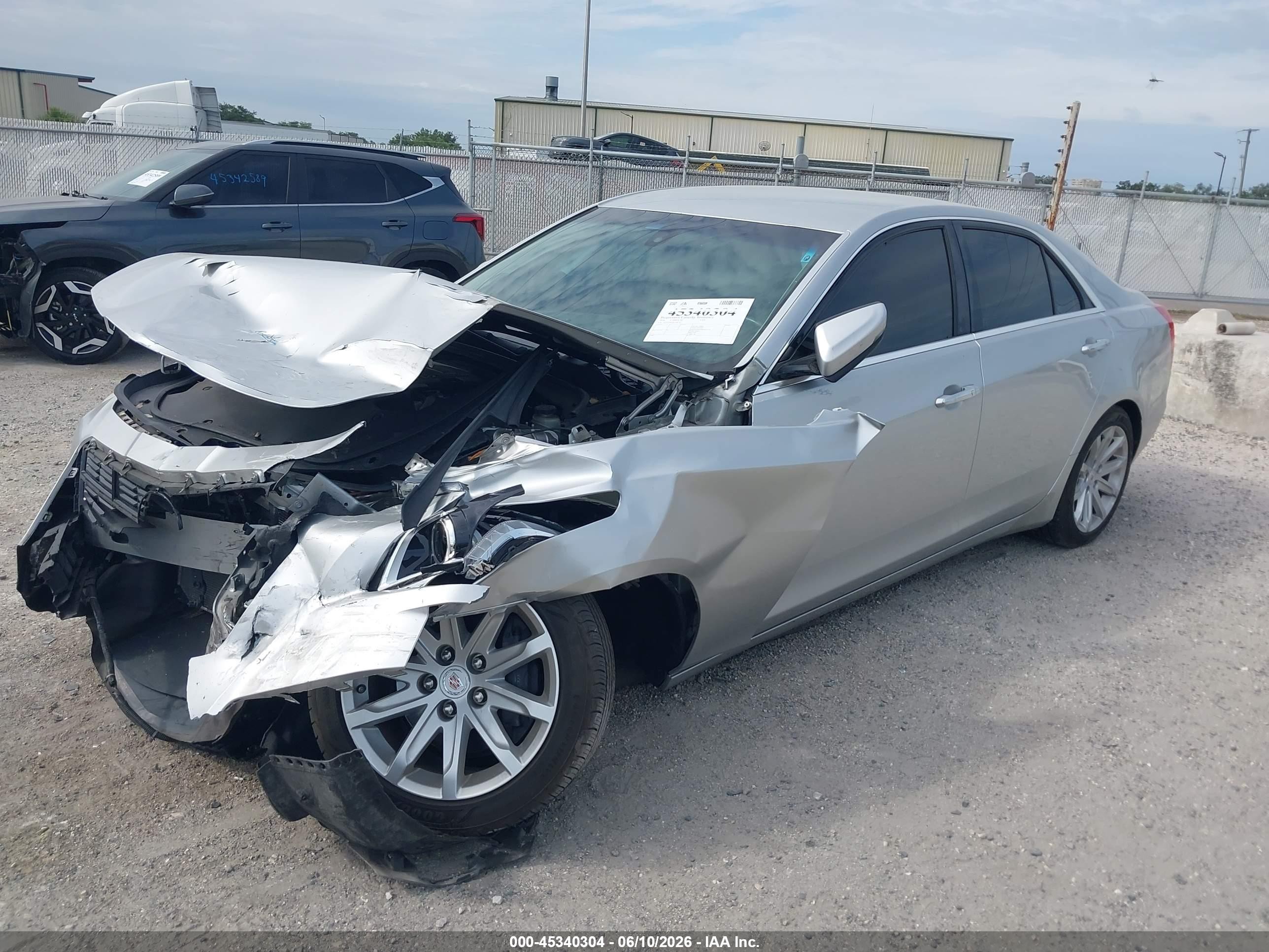 2014 Cadillac Cts Standard Silver vin: 1G6AP5SX4E0196316