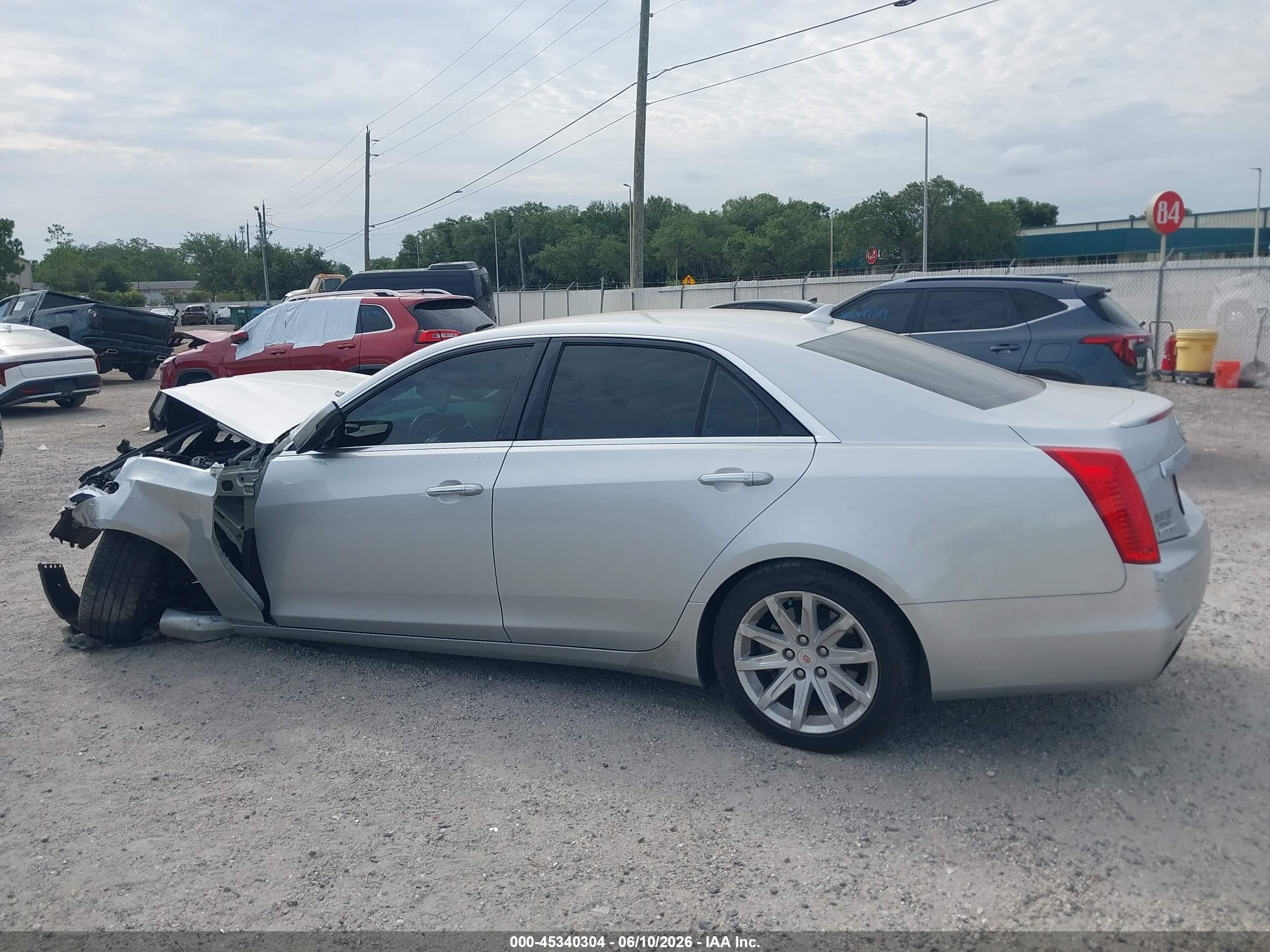 2014 Cadillac Cts Standard Silver vin: 1G6AP5SX4E0196316