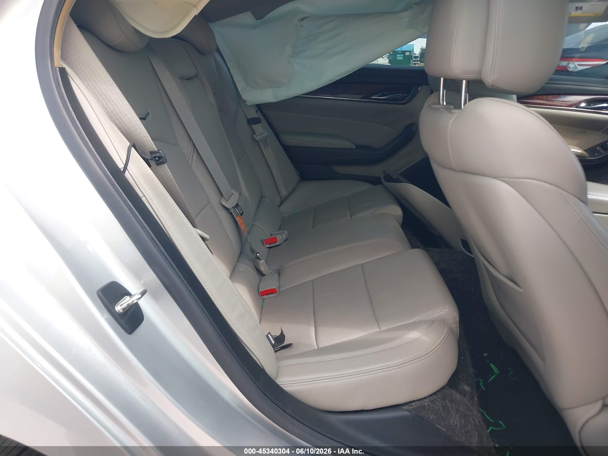 2014 Cadillac Cts Standard Silver vin: 1G6AP5SX4E0196316