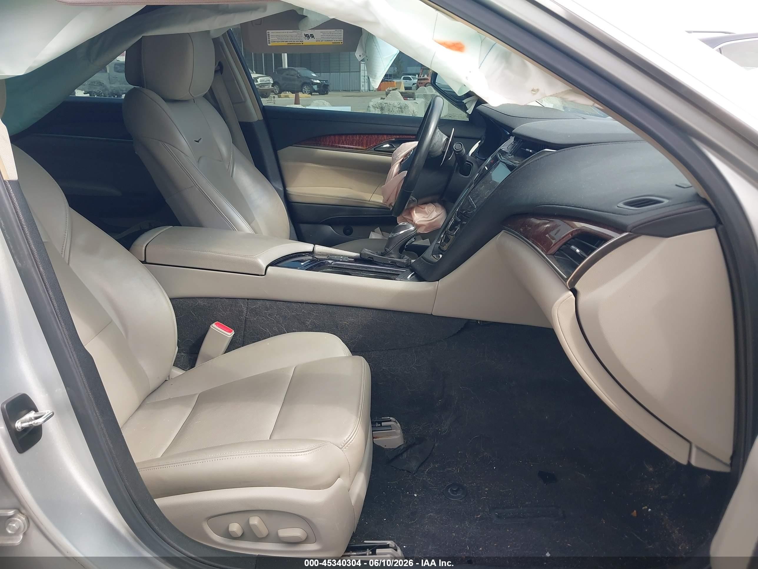 2014 Cadillac Cts Standard Silver vin: 1G6AP5SX4E0196316