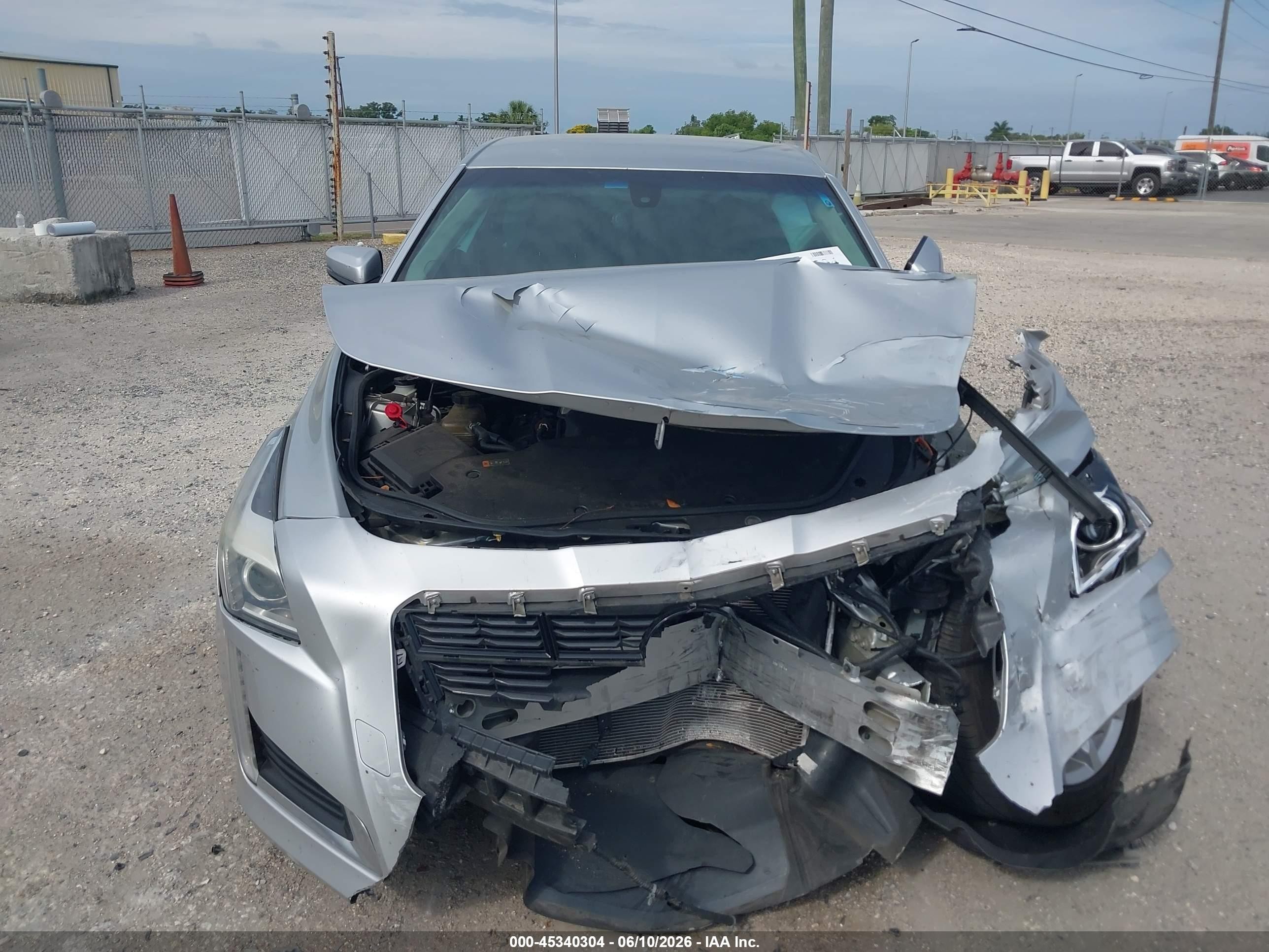 2014 Cadillac Cts Standard Silver vin: 1G6AP5SX4E0196316
