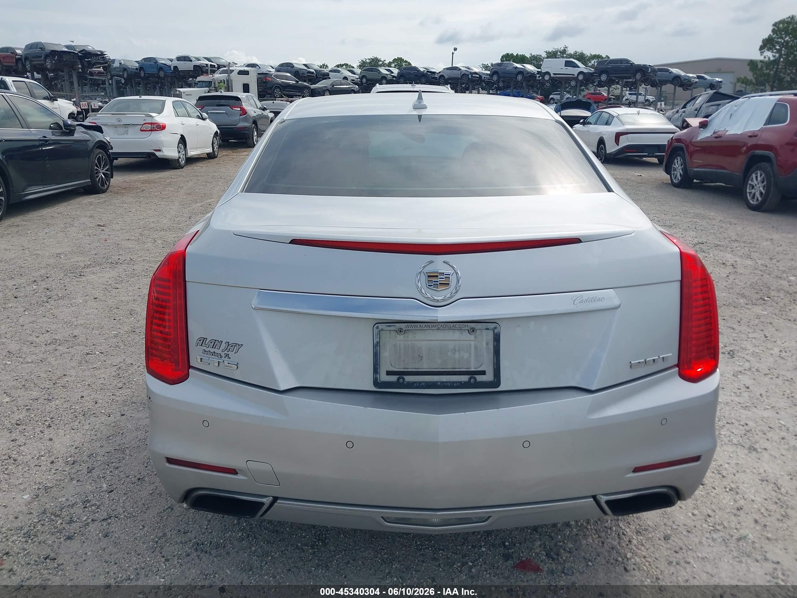 2014 Cadillac Cts Standard Silver vin: 1G6AP5SX4E0196316