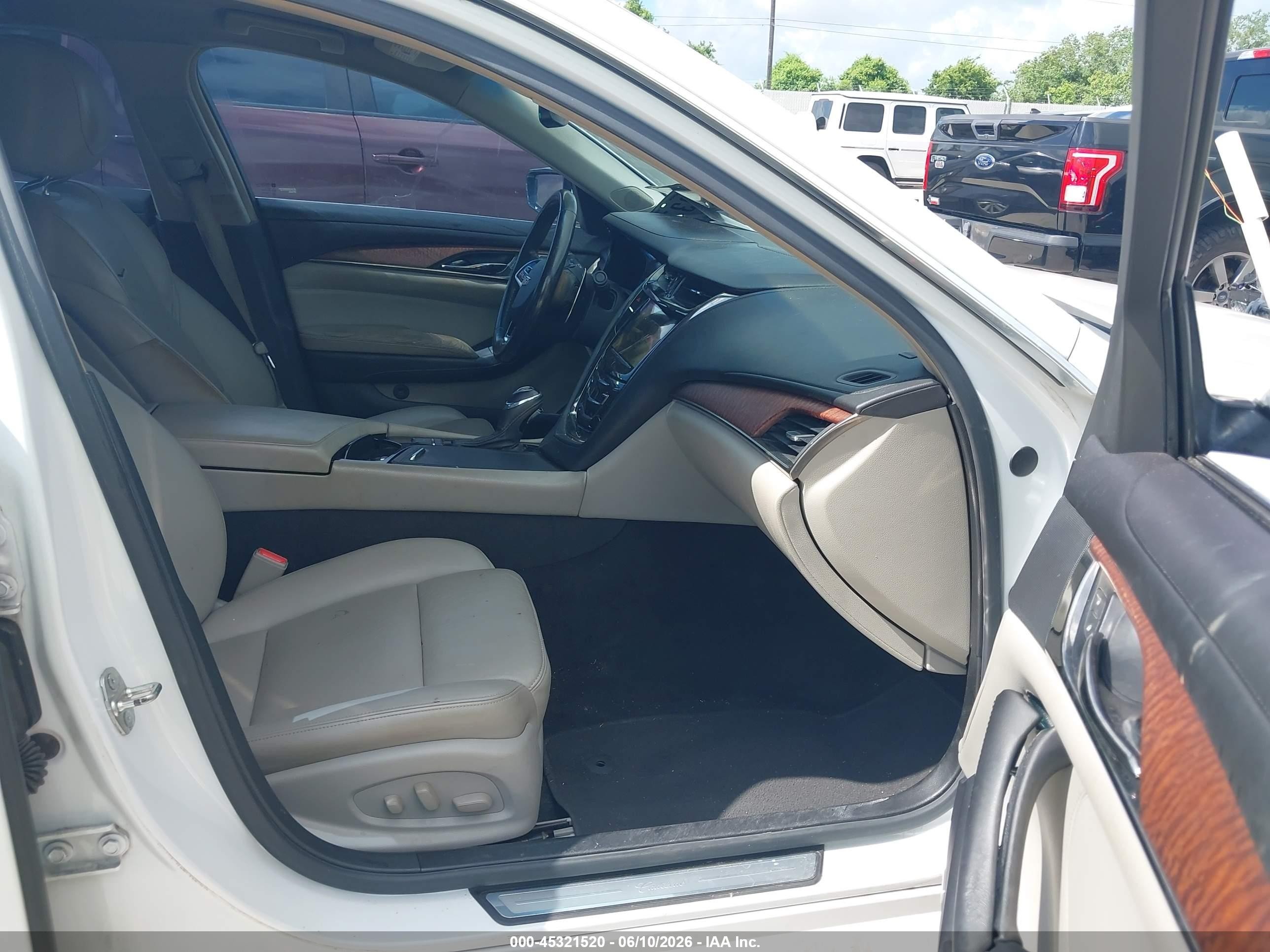 2015 Cadillac Cts Standard White vin: 1G6AP5SX4F0110522