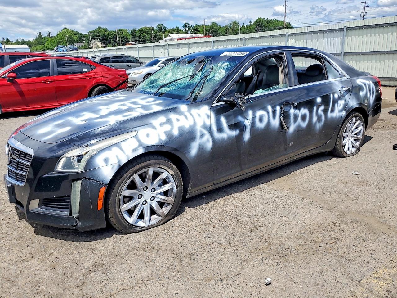 2014 Cadillac Cts Черный vin: 1G6AP5SX5E0192260