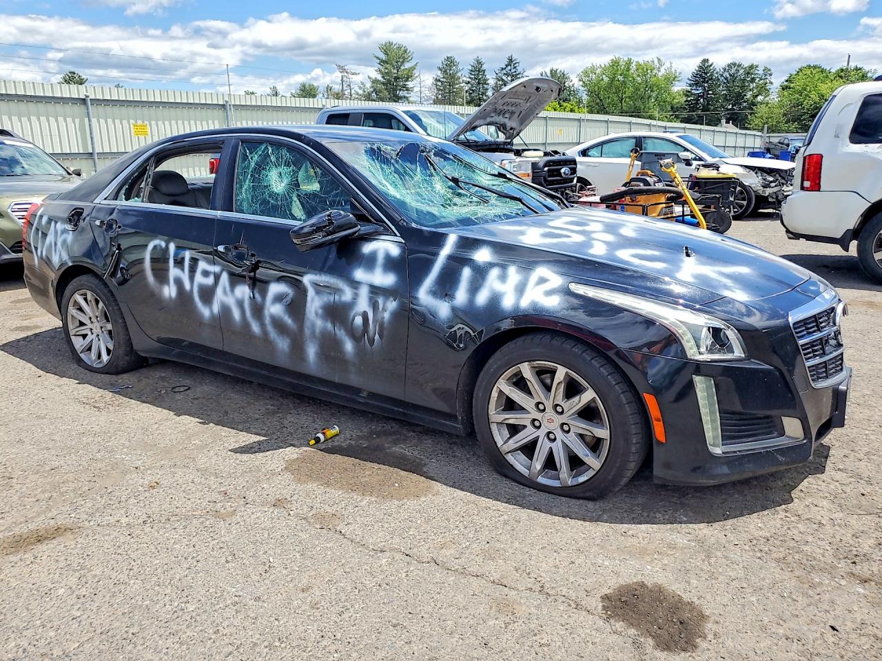 2014 Cadillac Cts Черный vin: 1G6AP5SX5E0192260