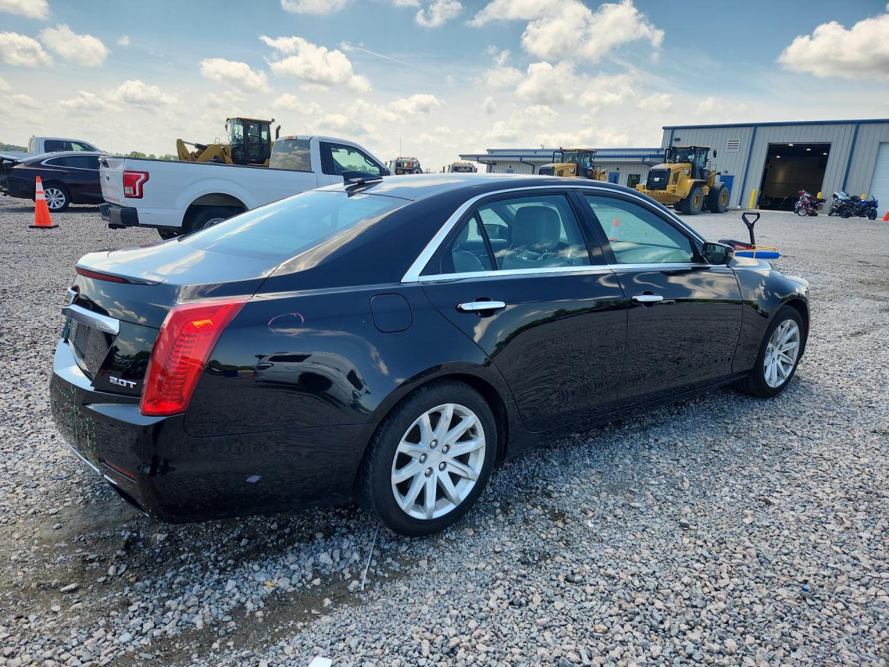 2015 Cadillac Cts Black vin: 1G6AP5SX6F0105032