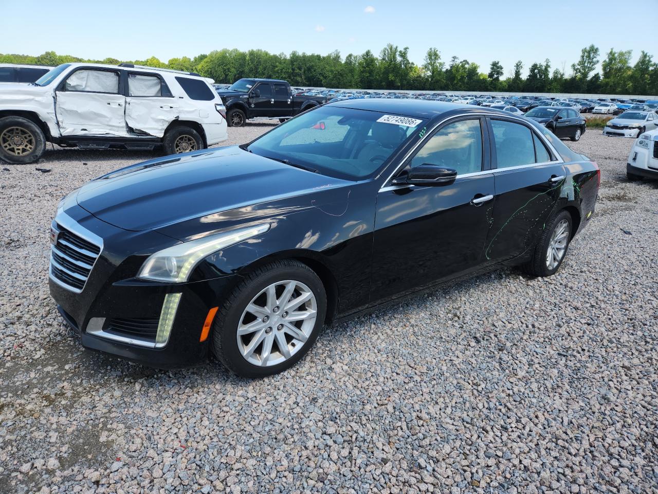 2015 Cadillac Cts Black vin: 1G6AP5SX6F0105032