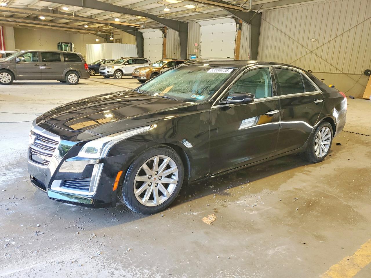 2015 Cadillac Cts Black vin: 1G6AP5SX6F0109243