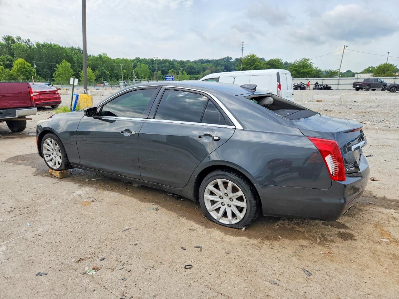 2015 Cadillac Cts Gray vin: 1G6AP5SX6F0111588