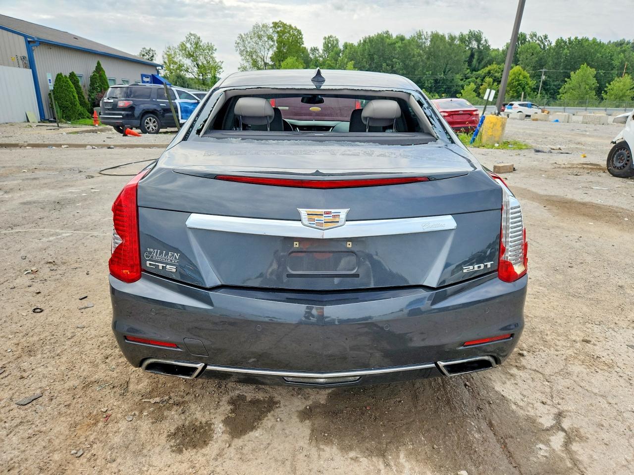 2015 Cadillac Cts Gray vin: 1G6AP5SX6F0111588