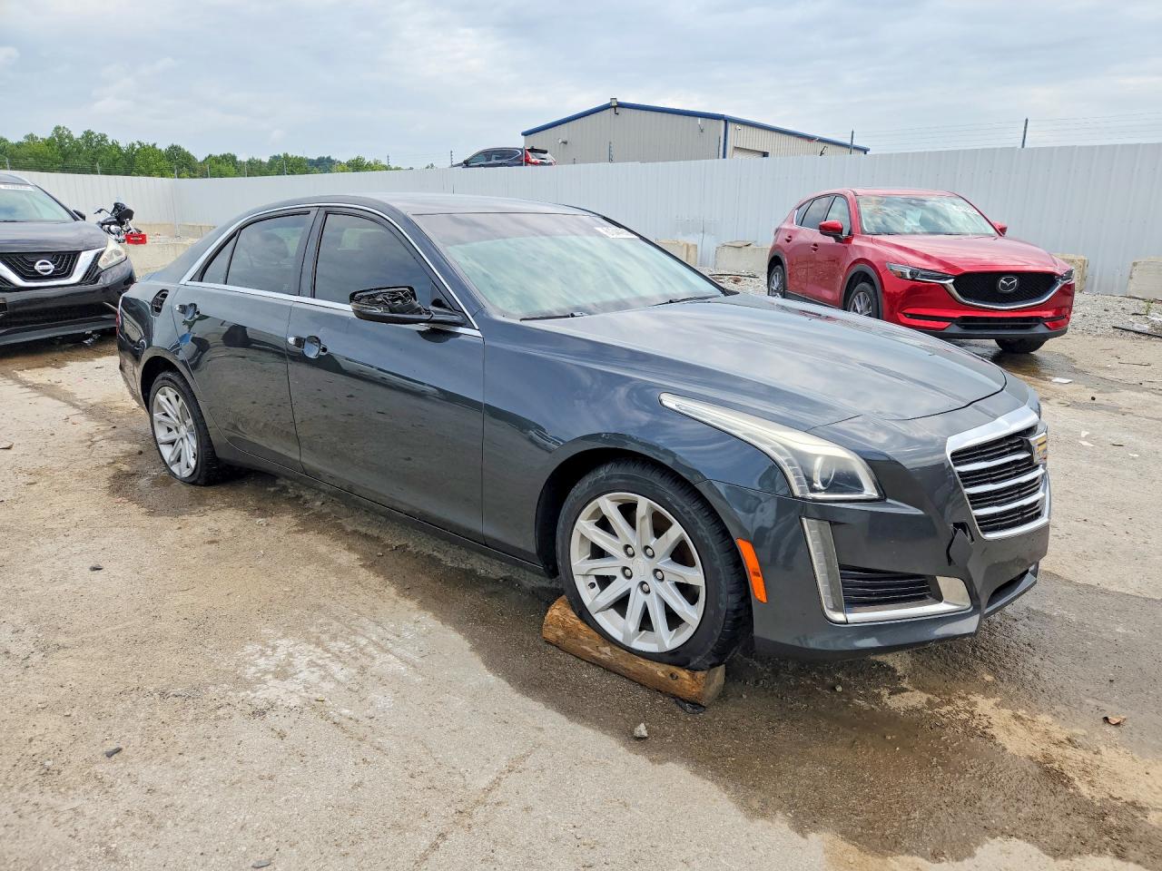 2015 Cadillac Cts Gray vin: 1G6AP5SX6F0111588