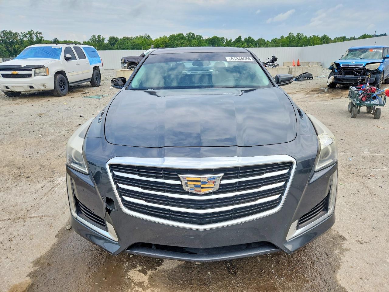2015 Cadillac Cts Gray vin: 1G6AP5SX6F0111588
