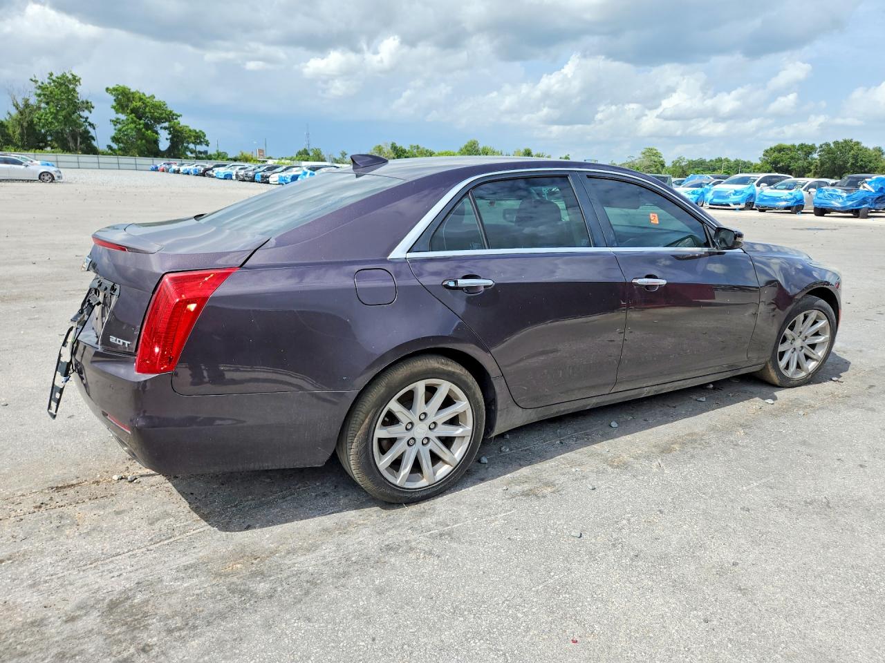 2015 Cadillac Cts Purple vin: 1G6AP5SX7F0117450