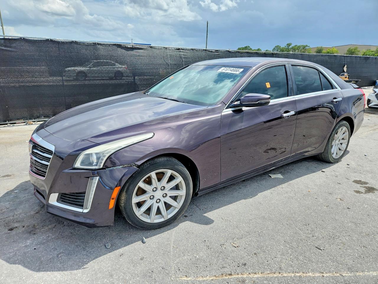 2015 Cadillac Cts Purple vin: 1G6AP5SX7F0117450