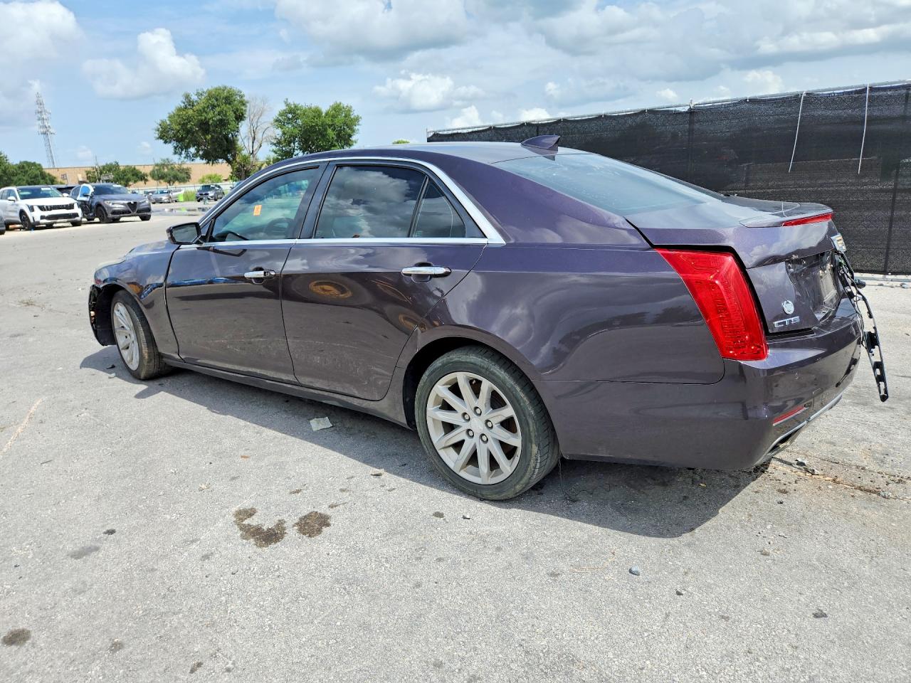 2015 Cadillac Cts Purple vin: 1G6AP5SX7F0117450