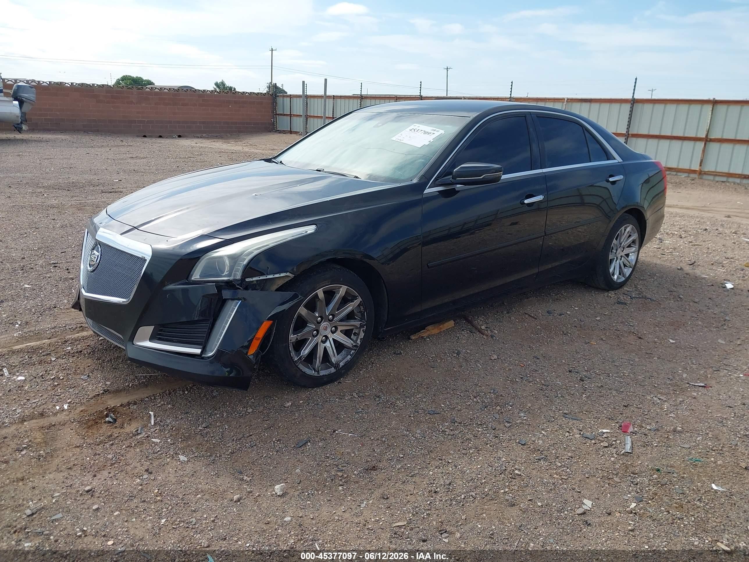 2014 Cadillac Cts Standard Black vin: 1G6AP5SX8E0120839
