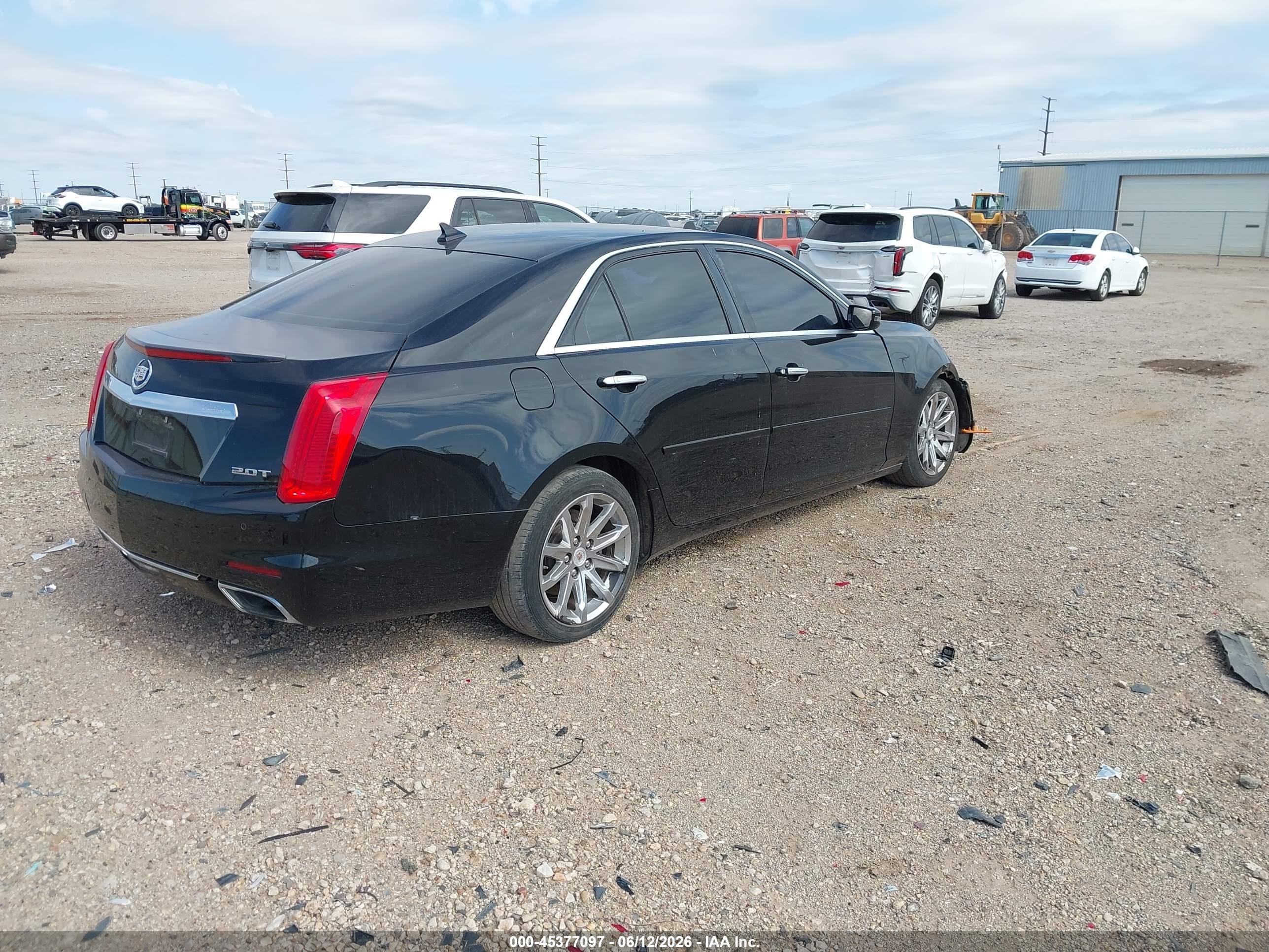 2014 Cadillac Cts Standard Black vin: 1G6AP5SX8E0120839