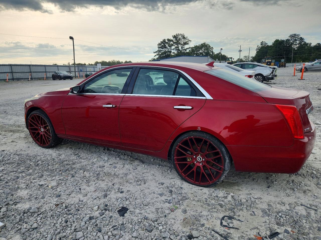 2014 Cadillac Cts Maroon vin: 1G6AP5SX8E0156580