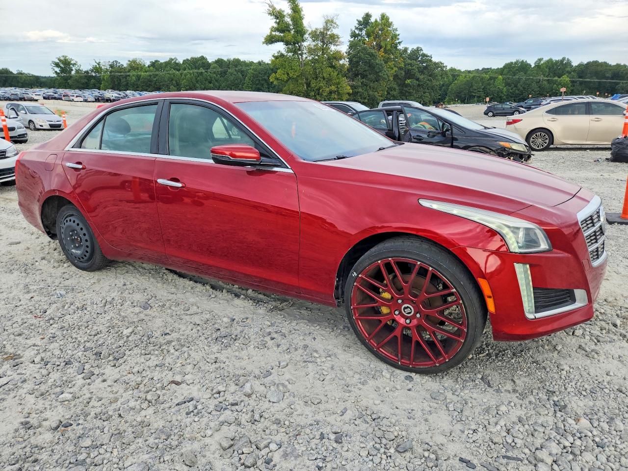 2014 Cadillac Cts Maroon vin: 1G6AP5SX8E0156580